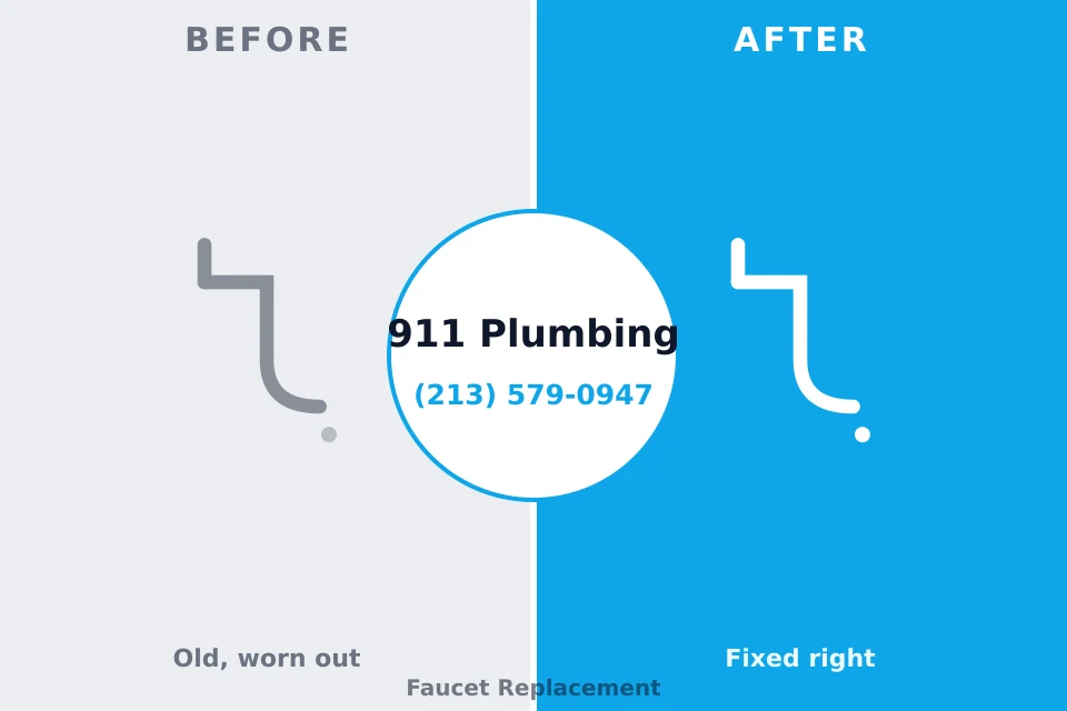 Before and after: plumbing company Romeo, MI